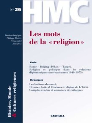 cover image of Les mots de la religion